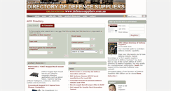 Desktop Screenshot of defencesuppliers.com.au