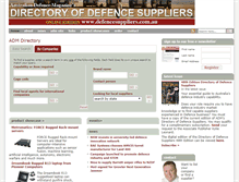 Tablet Screenshot of defencesuppliers.com.au
